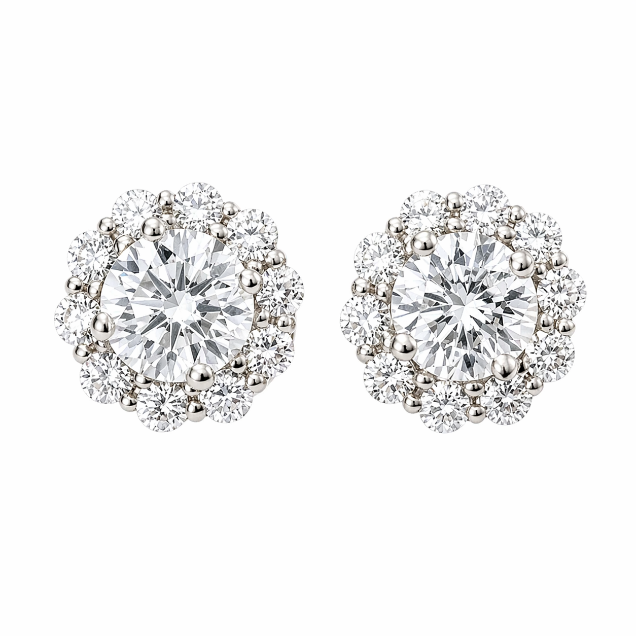 ラウンドピアス0.5ct