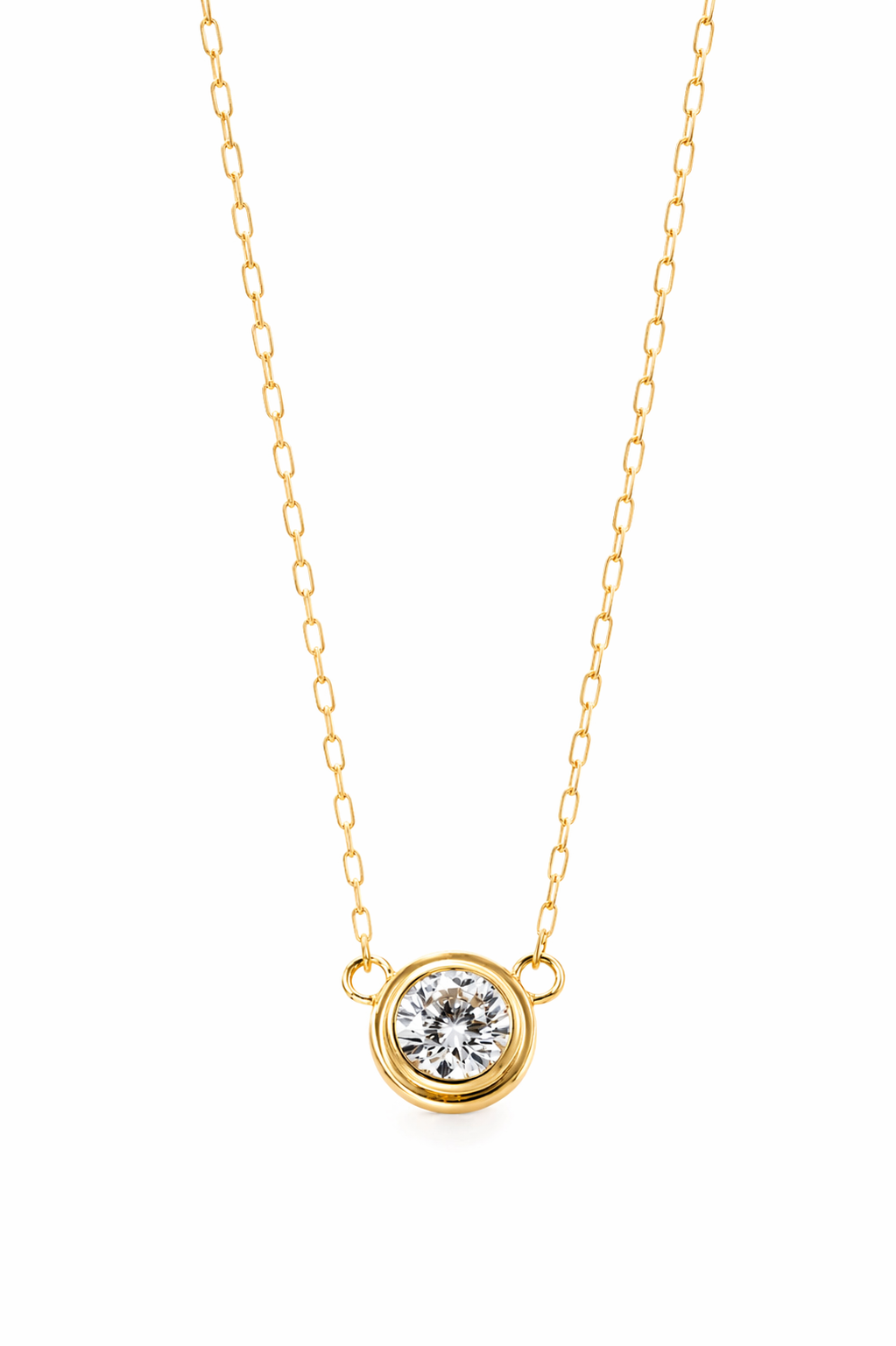 一粒ネックレス 0.18ct