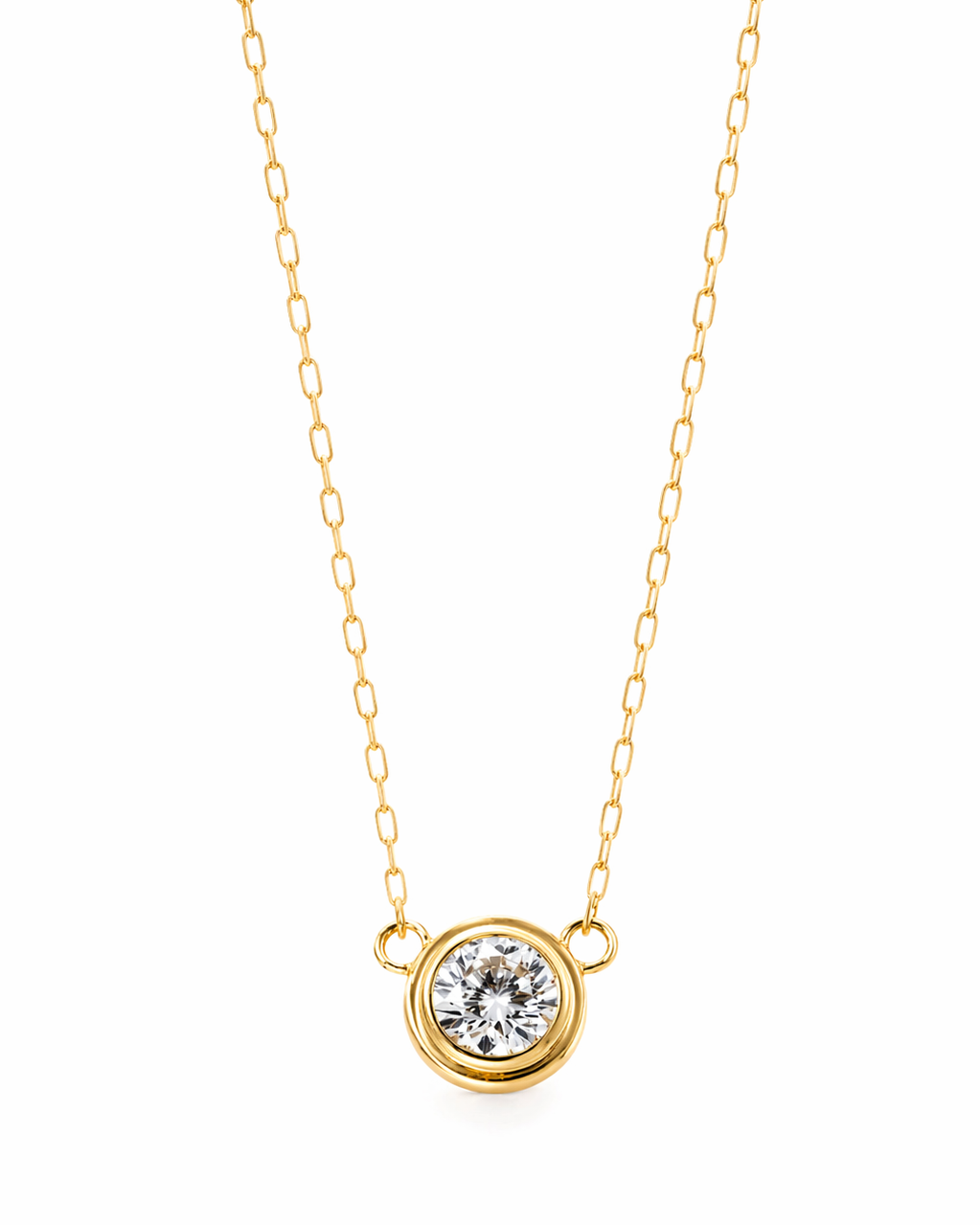 一粒ネックレス 0.18ct