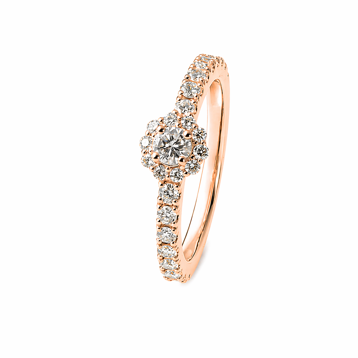 ラウンドリング 0.12ct