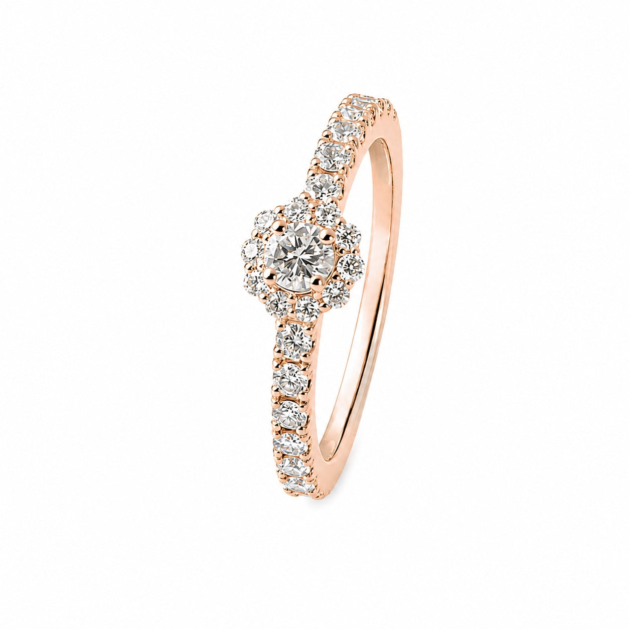 ラウンドリング 0.12ct