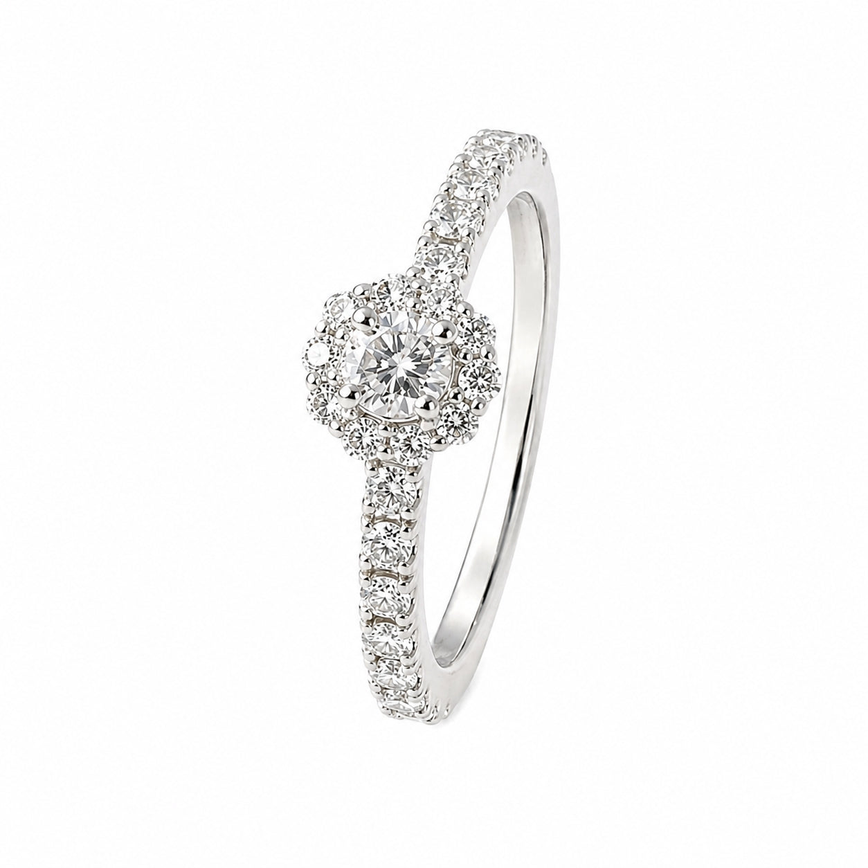 ラウンドリング 0.12ct