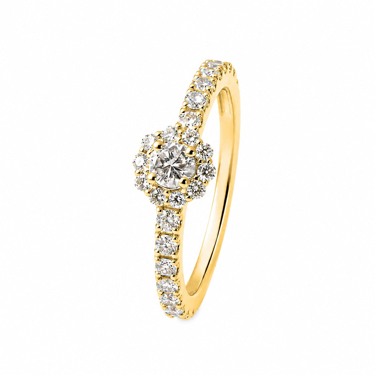ラウンドリング 0.12ct