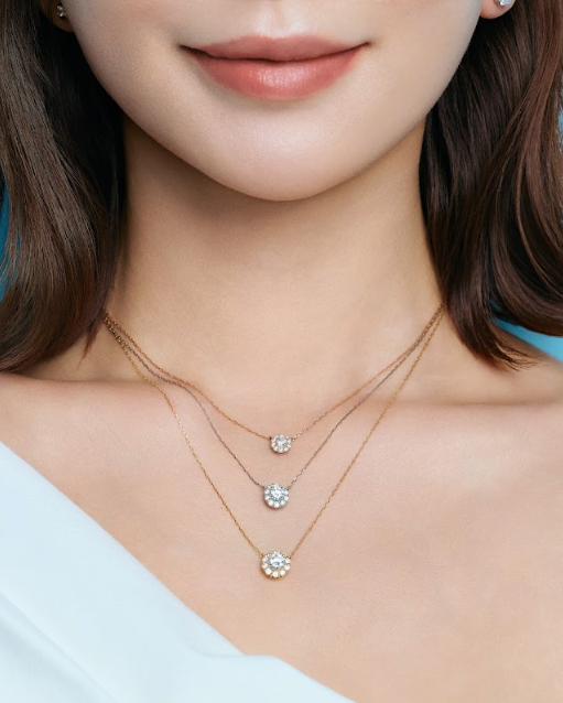 ラウンドネックレス 0.15ct