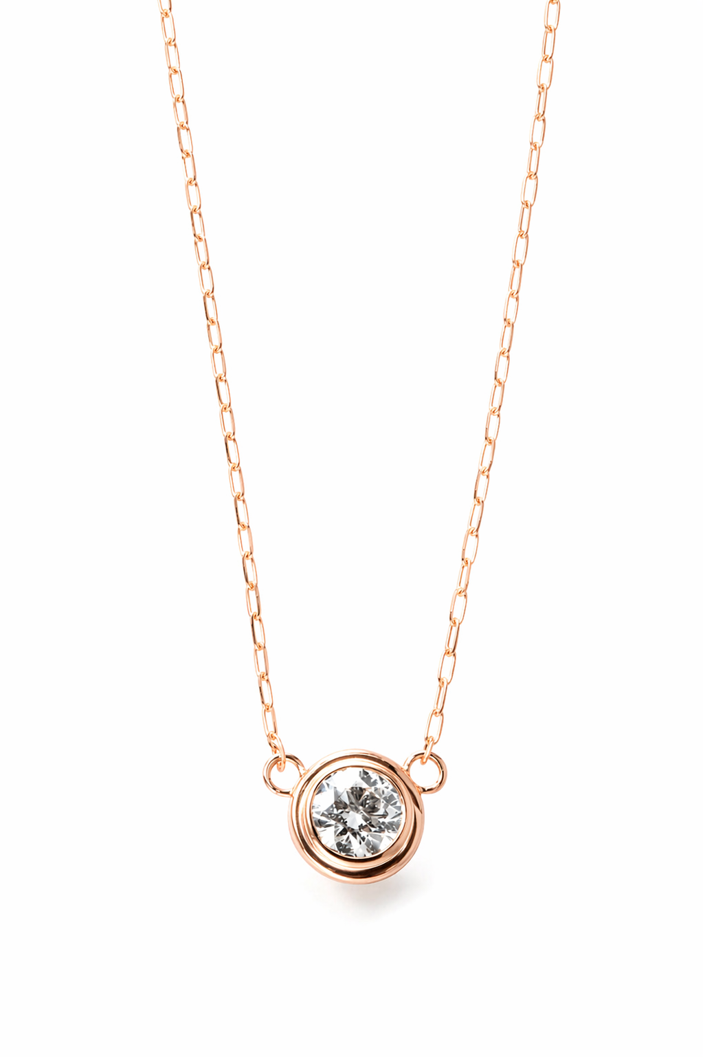 一粒ネックレス 0.18ct