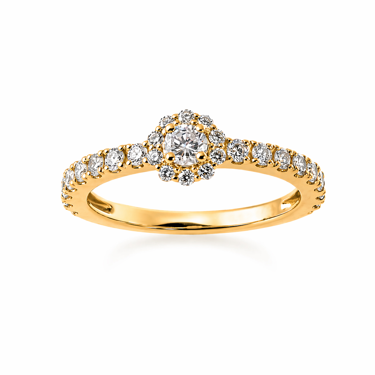 ラウンドリング 0.12ct