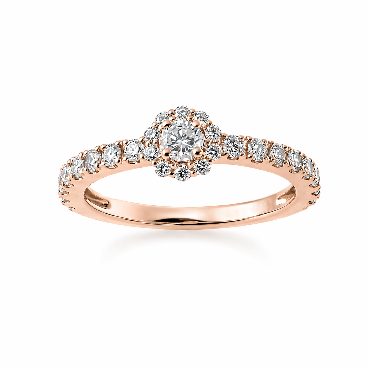 ラウンドリング 0.12ct