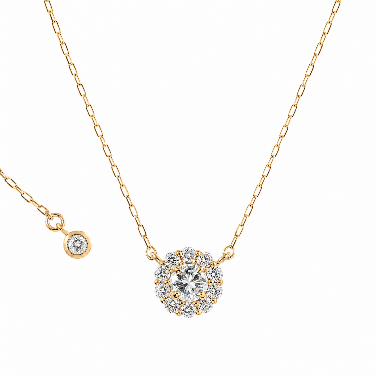 ラウンドネックレス 0.15ct