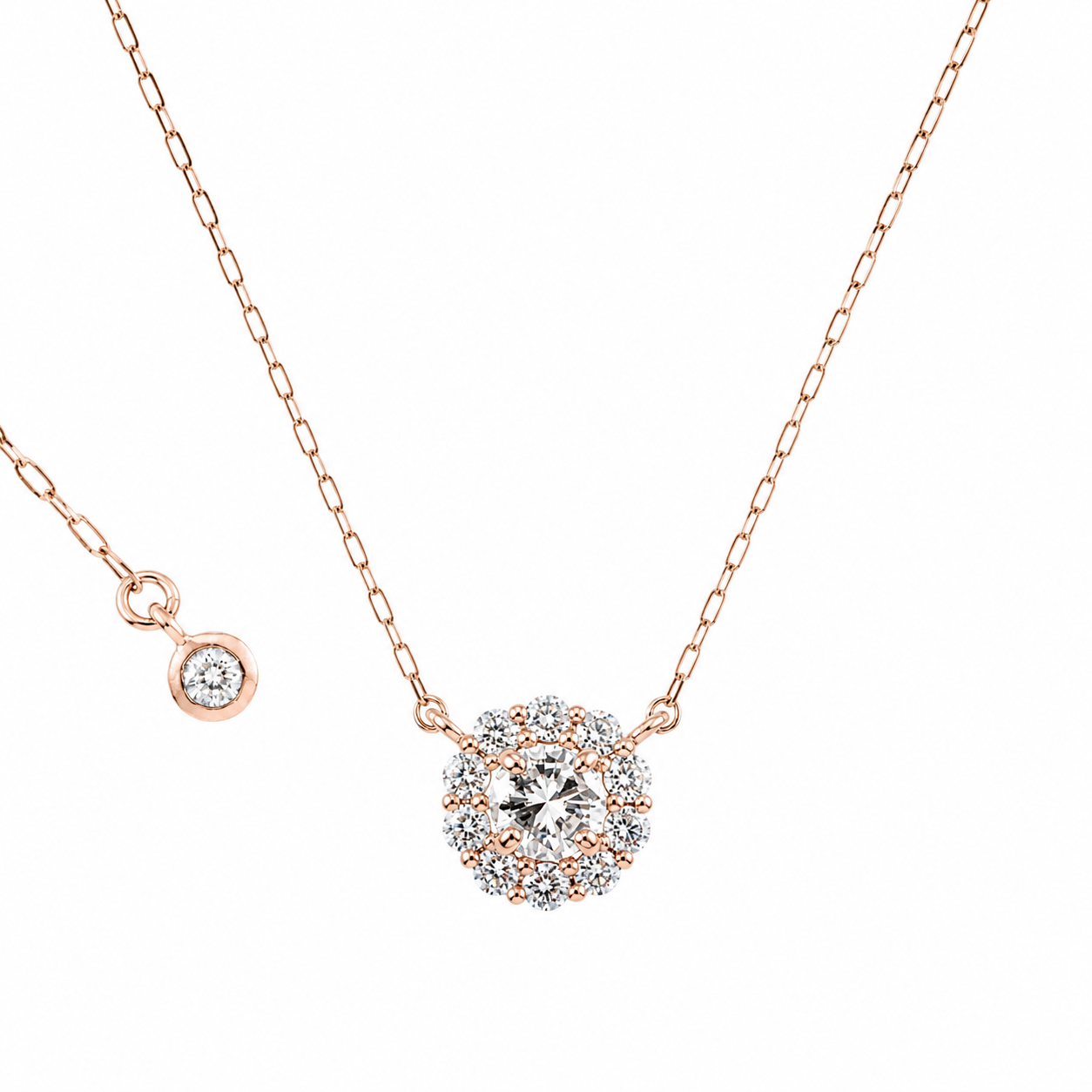 ラウンドネックレス 0.15ct