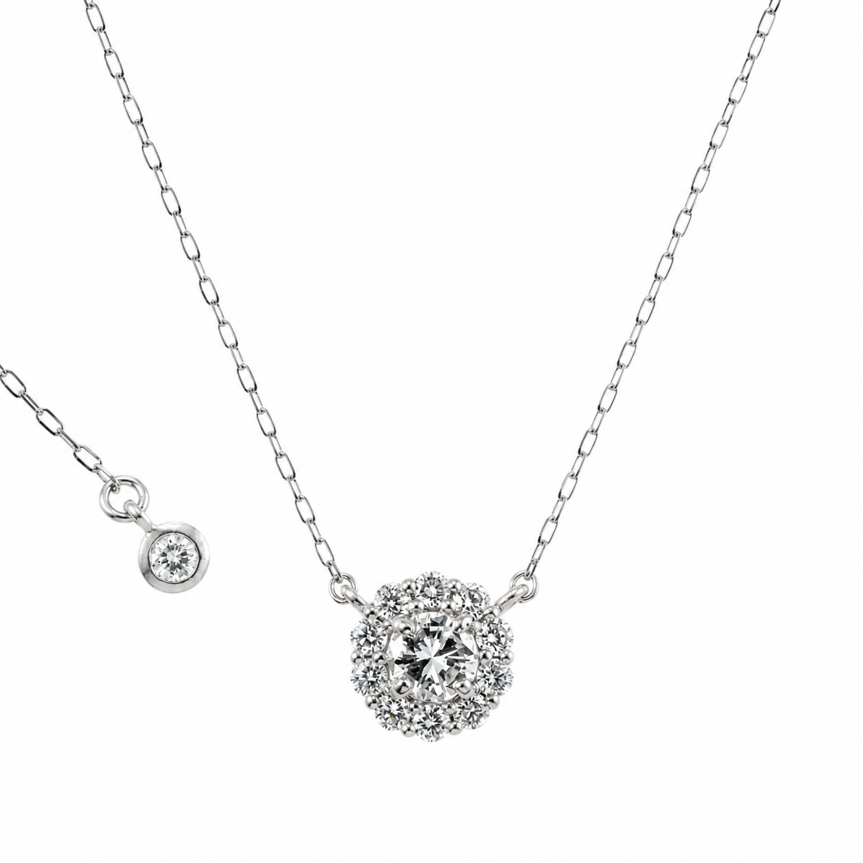 ラウンドネックレス 0.15ct