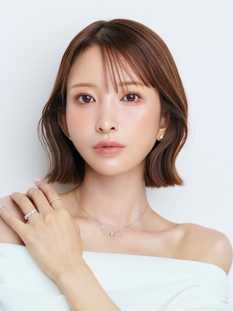 一粒ネックレス 0.18ct