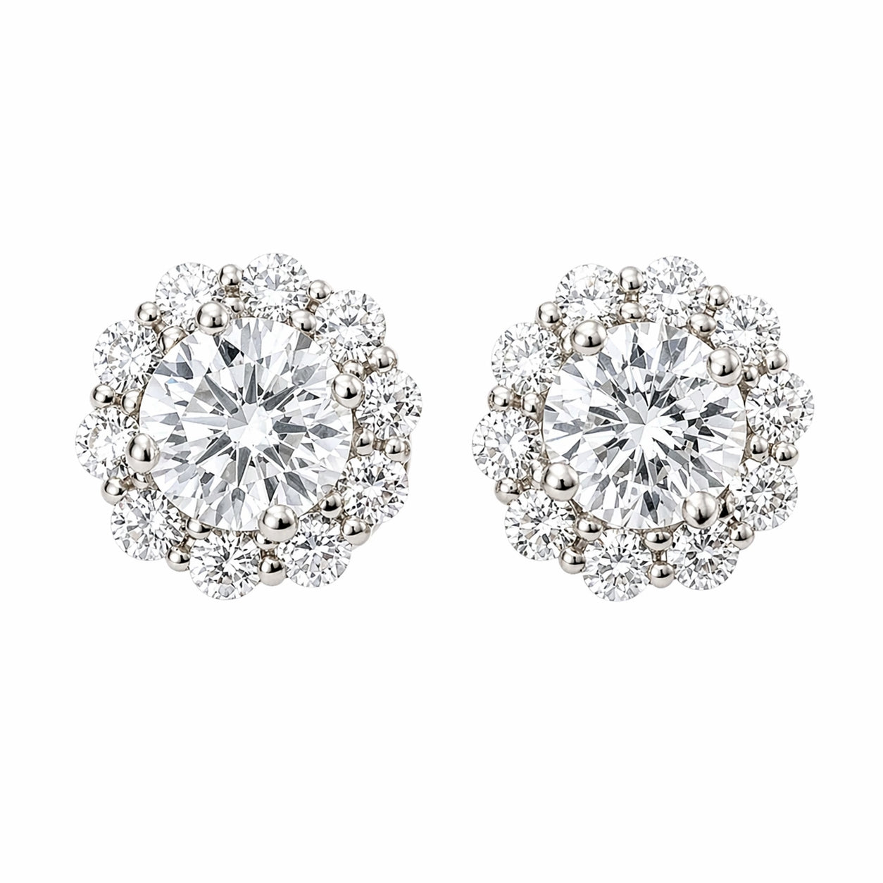 ラウンドピアス0.3ct
